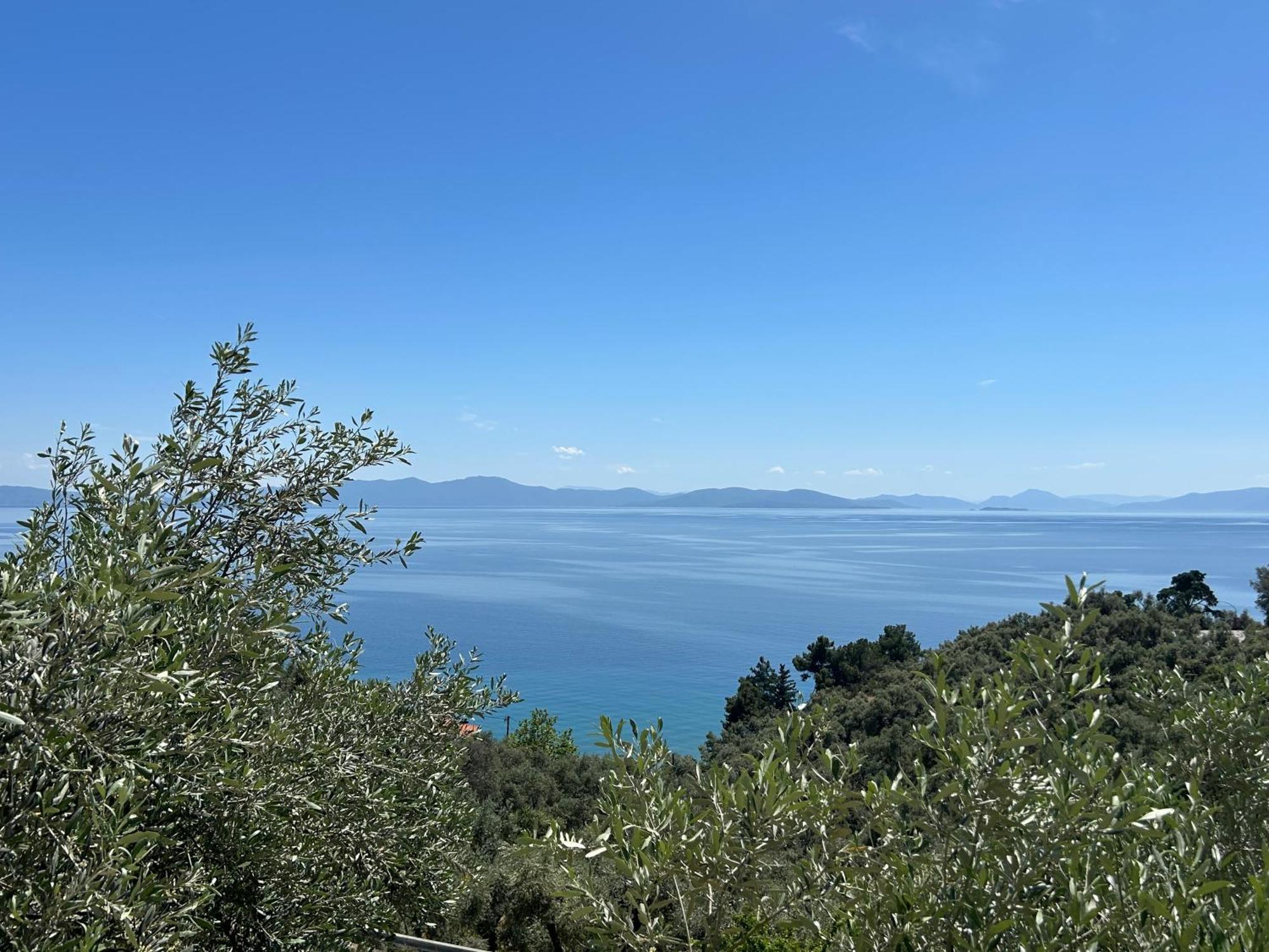 Pelion Mountain & Sea Villa - Private Studio Áno Gatzéa エクステリア 写真