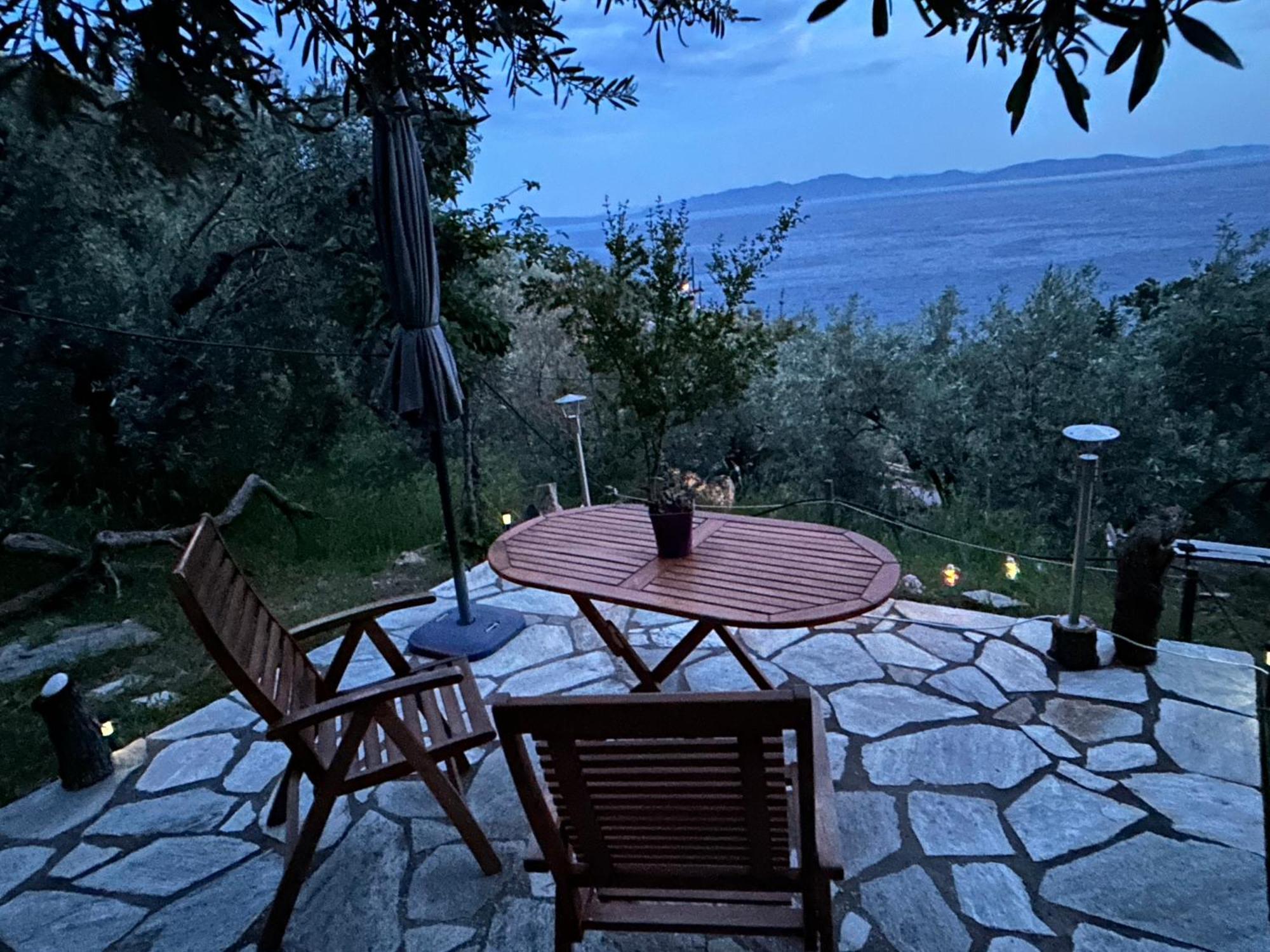 Pelion Mountain & Sea Villa - Private Studio Áno Gatzéa エクステリア 写真